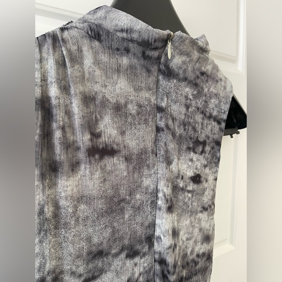 Ardene Printed Mesh Draped Dress | L - Picture 8 of 10